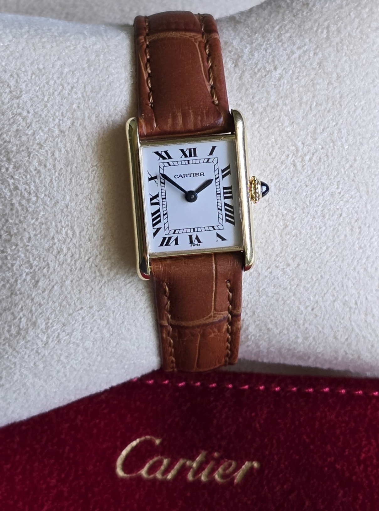 Cartier Tank Louis 6711 18K Gold Watch, 1970s