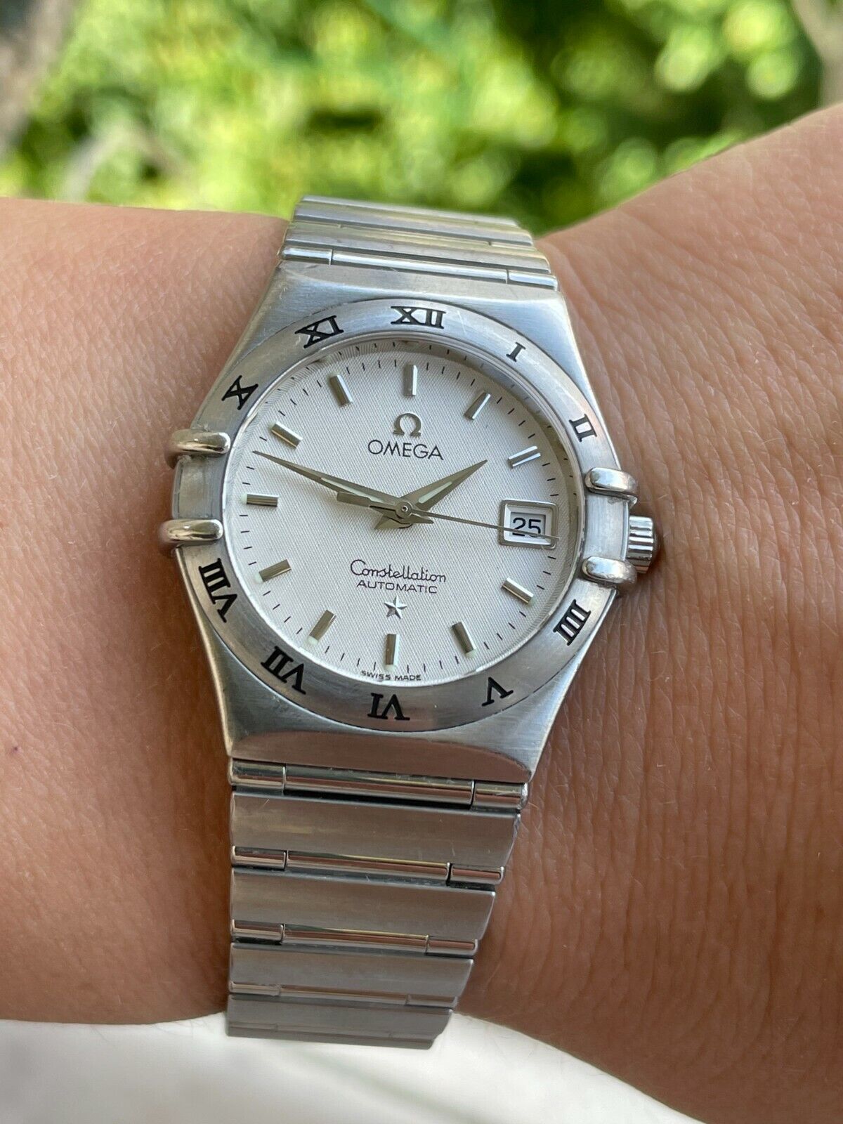 OMEGA WATCH CONSTELLATION AUTOMATIC LADIES 28mm SWISS MADE 766.1201