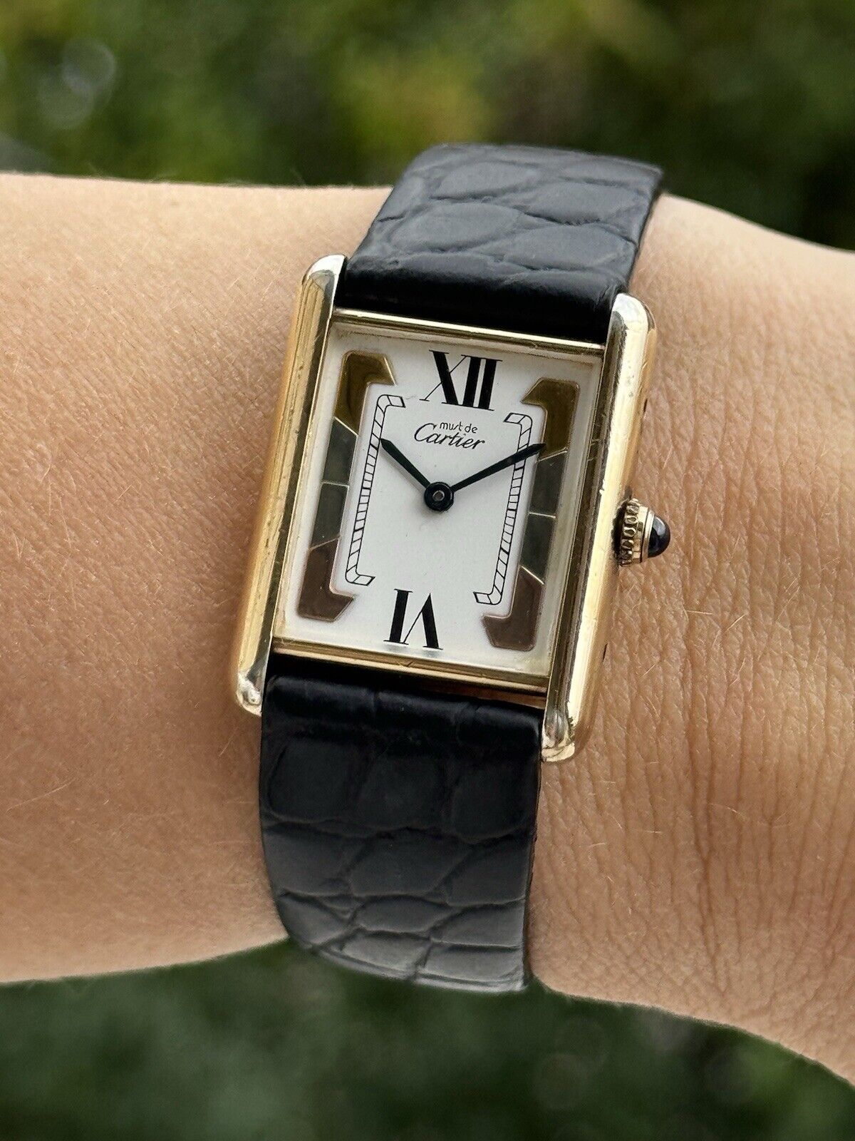 Cartier Tank Vermeil Tri-Colour Watch