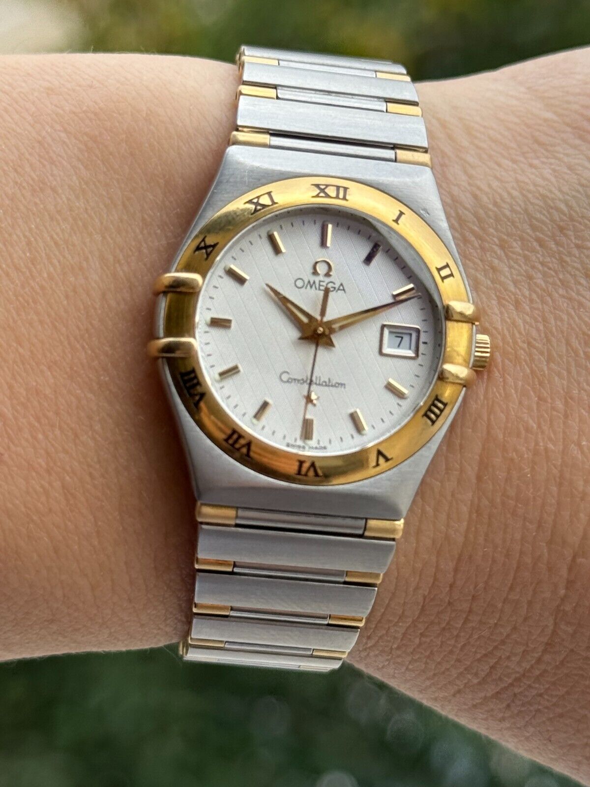 Omega Constellation Gold & Steel Ladies Watch