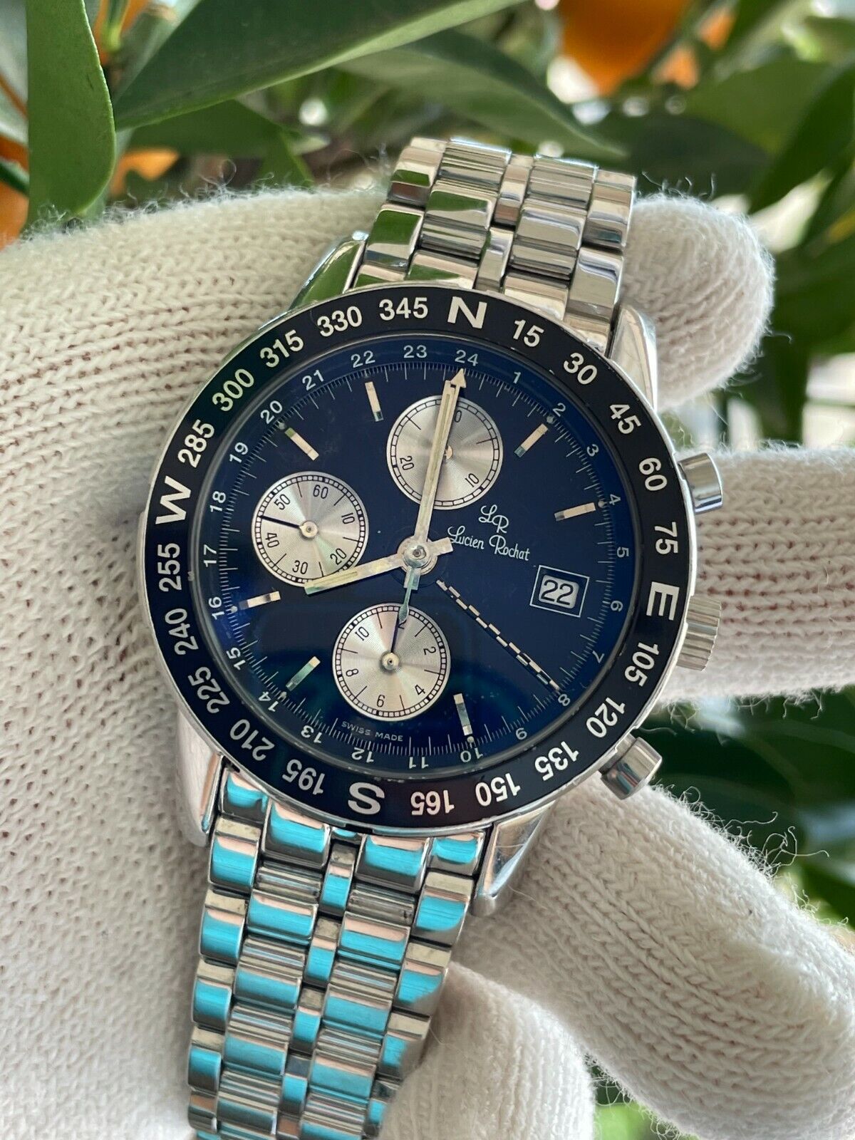 Lucien Rochat Chronograph GMT Diver Watch