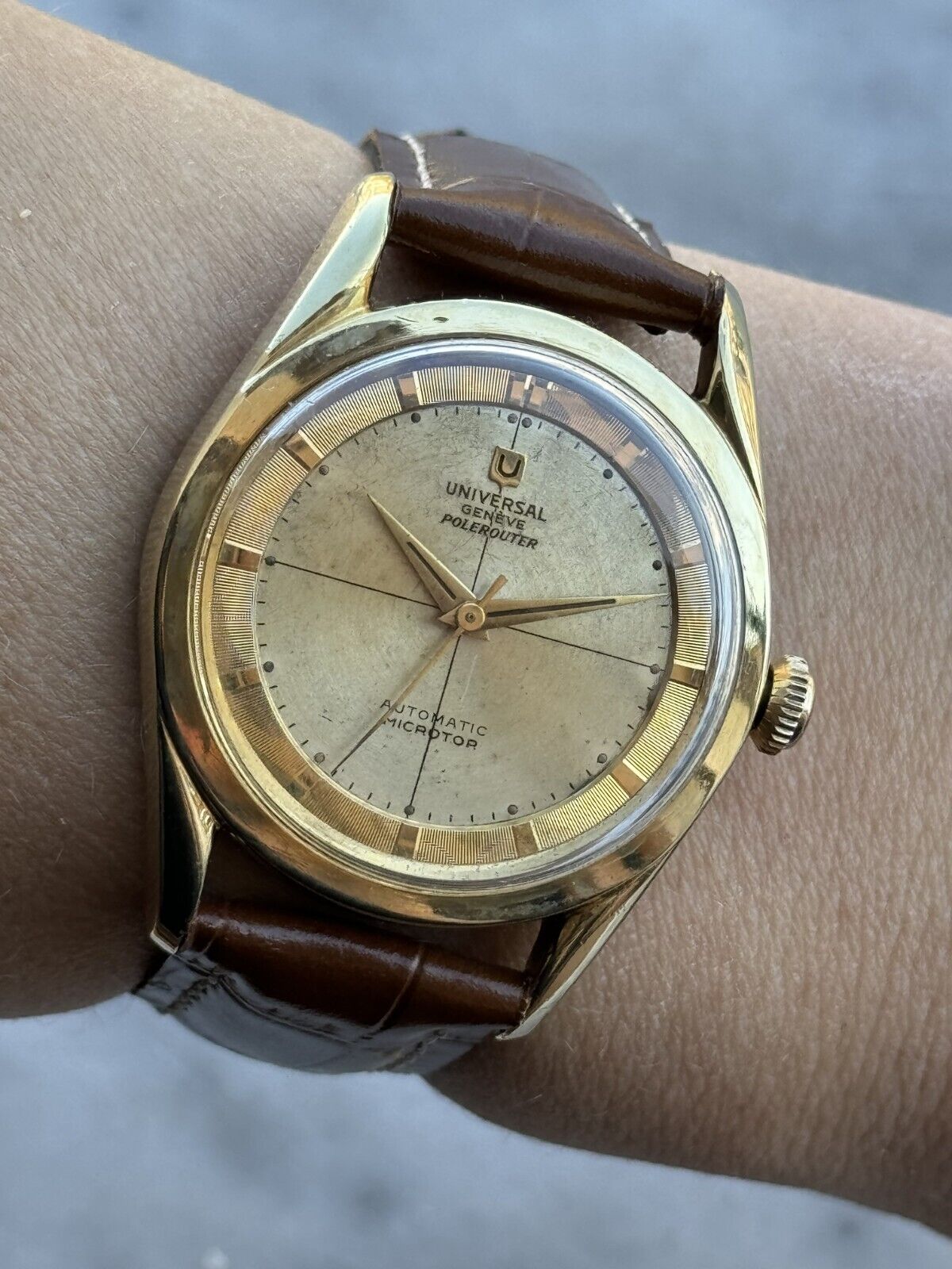 Universal Geneve Polerouter Micro-Rotor Watch