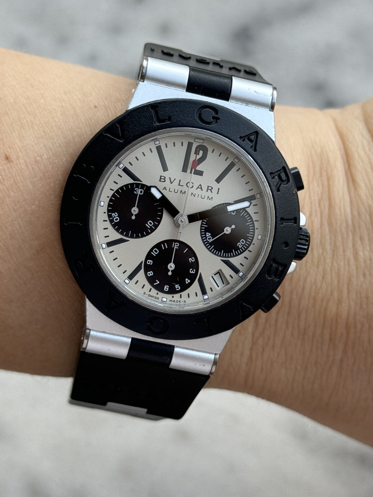 Bvlgari Diagono Aluminium Chronograph Watch