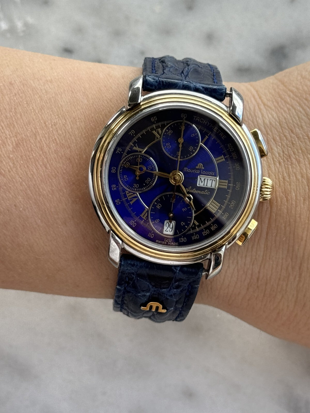 Maurice Lacroix Masterpiece Chronograph, Blue