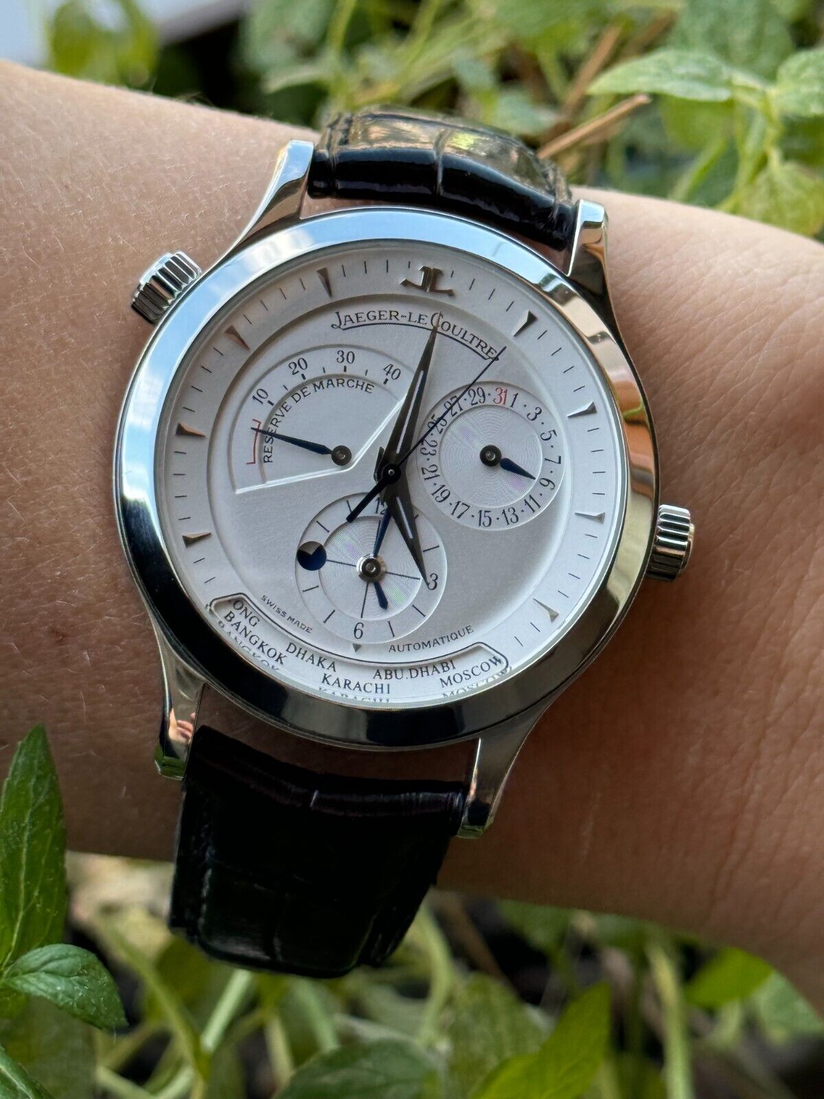 JLC Master Control 1000 Hours Geographic Watch