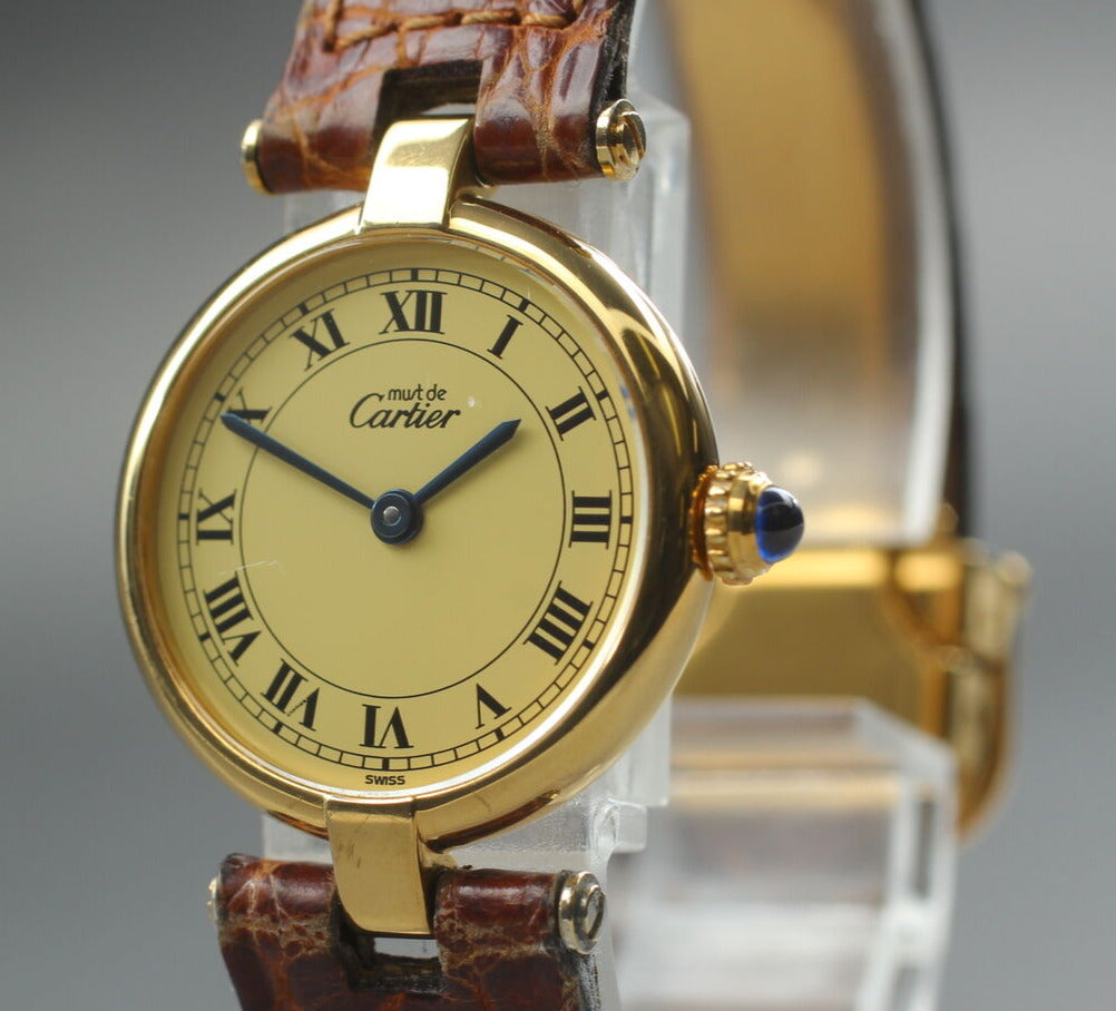 Cartier Must Vermeil Watch, With Papers