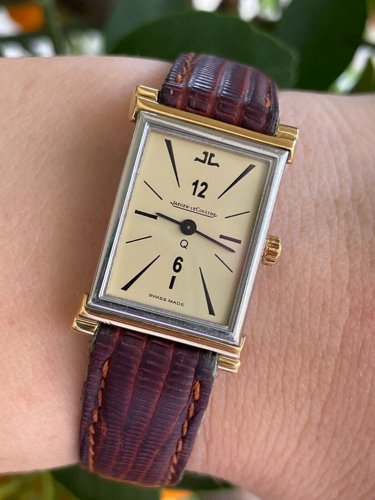 JLC Ladies Quartz Watch, Gold & Steel, 1980s