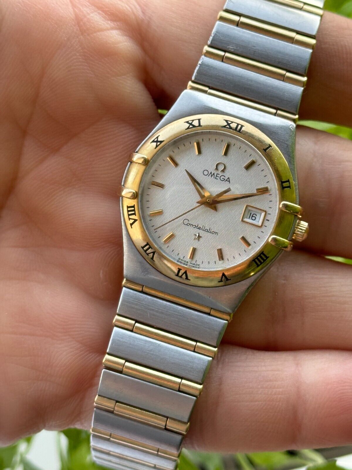 Omega Constellation Ladies Watch, Gold & Steel