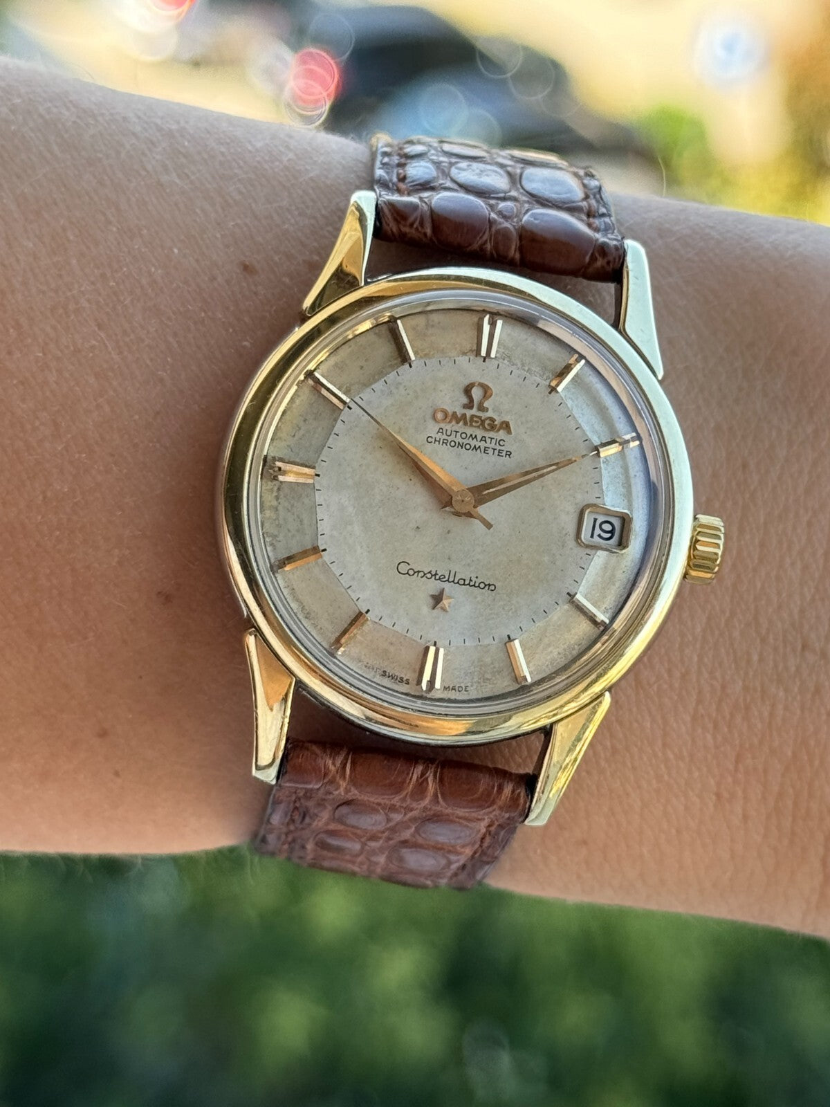 Omega Constellation 'Pie Pan' Watch, 34mm