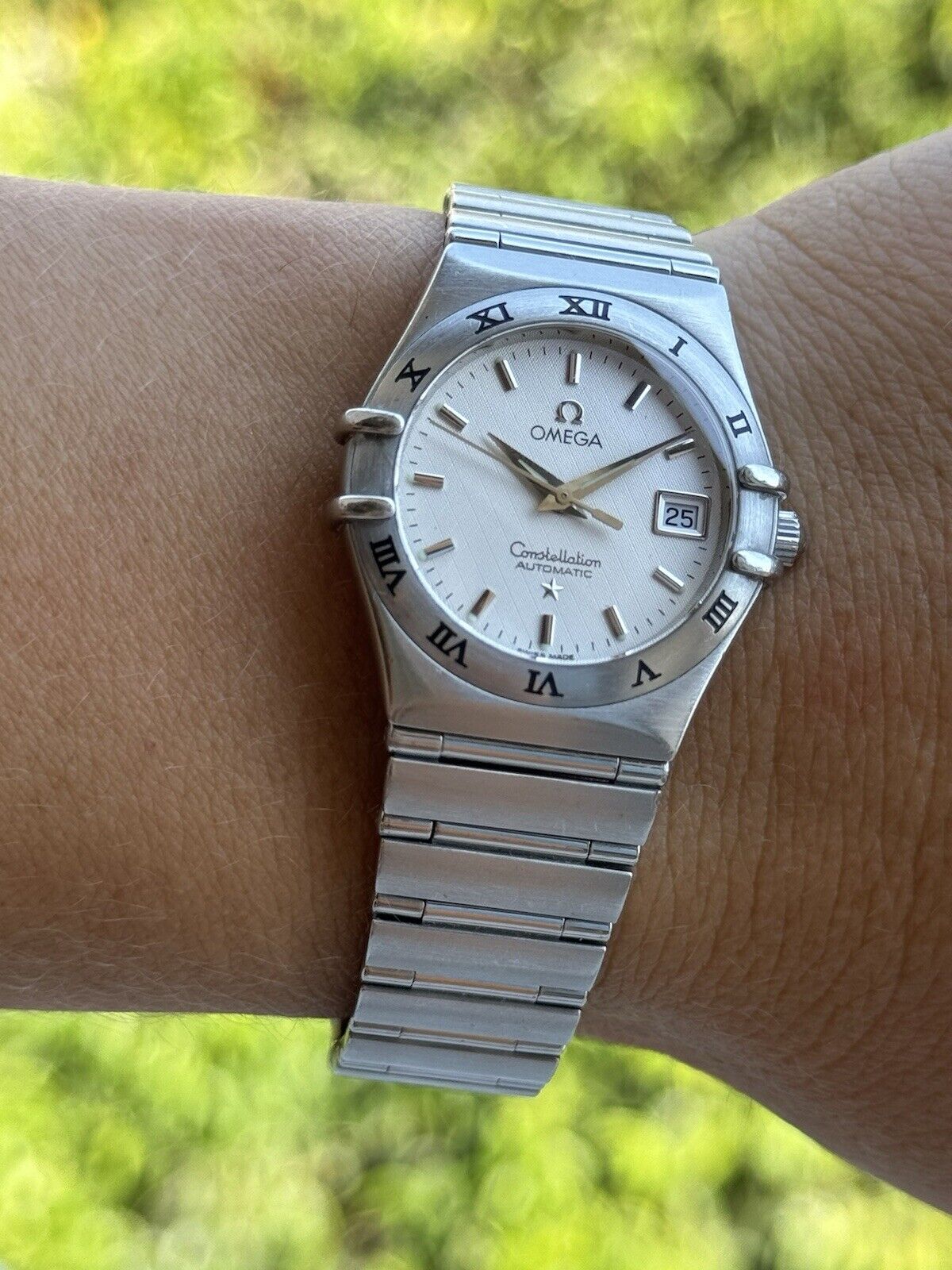 OMEGA WATCH CONSTELLATION AUTOMATIC LADIES 28mm SWISS MADE 766.1201