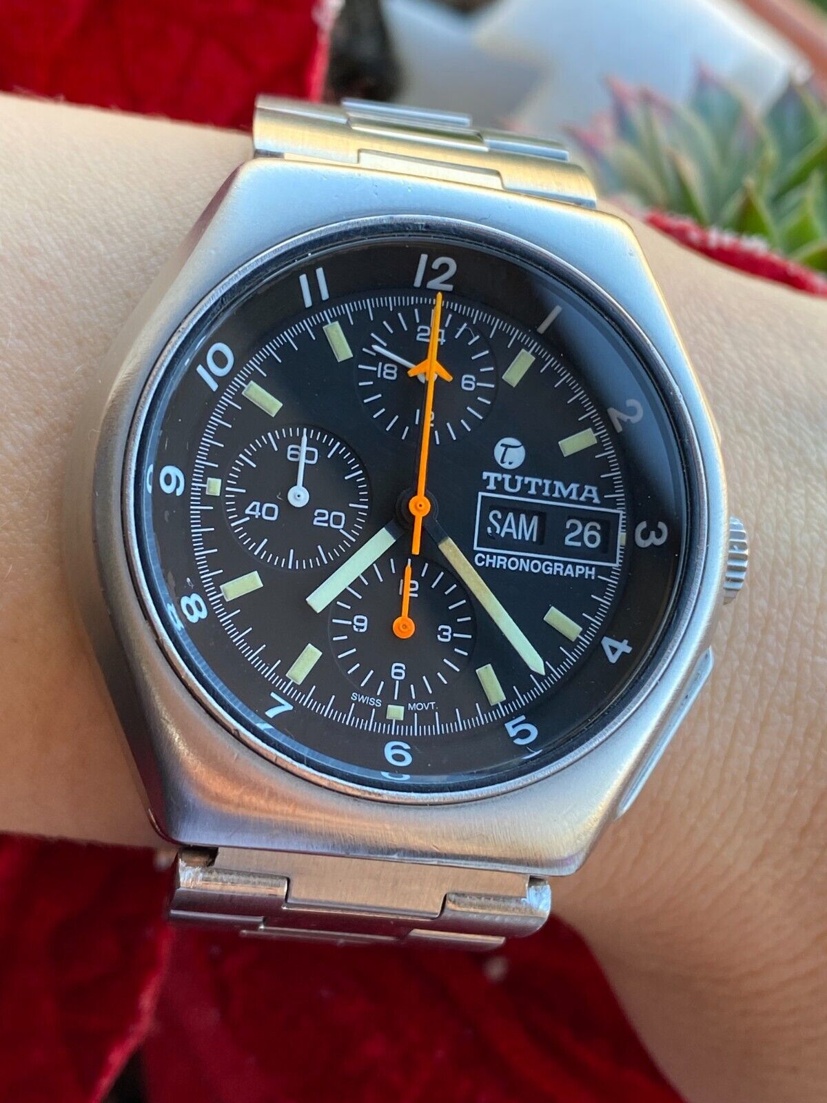 Tutima Military Chronograph Lemania 5100