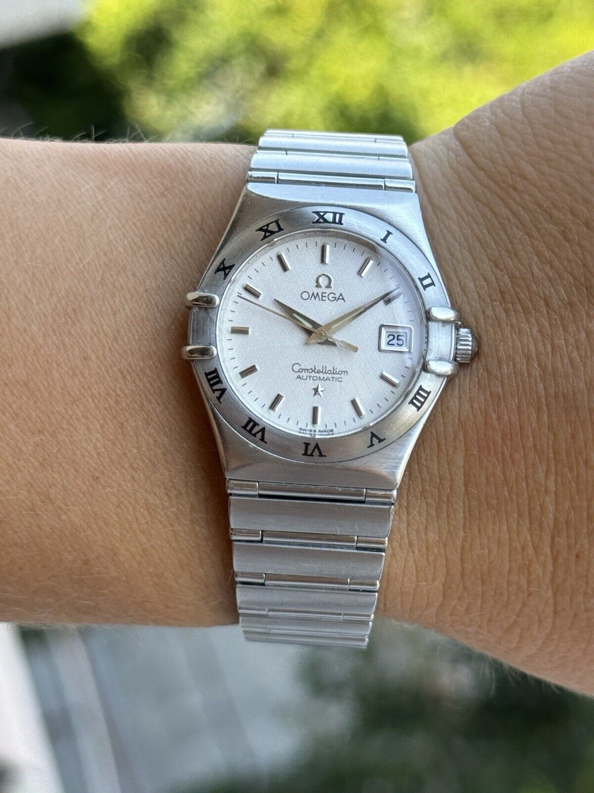 OMEGA WATCH CONSTELLATION AUTOMATIC LADIES 28mm SWISS MADE 766.1201