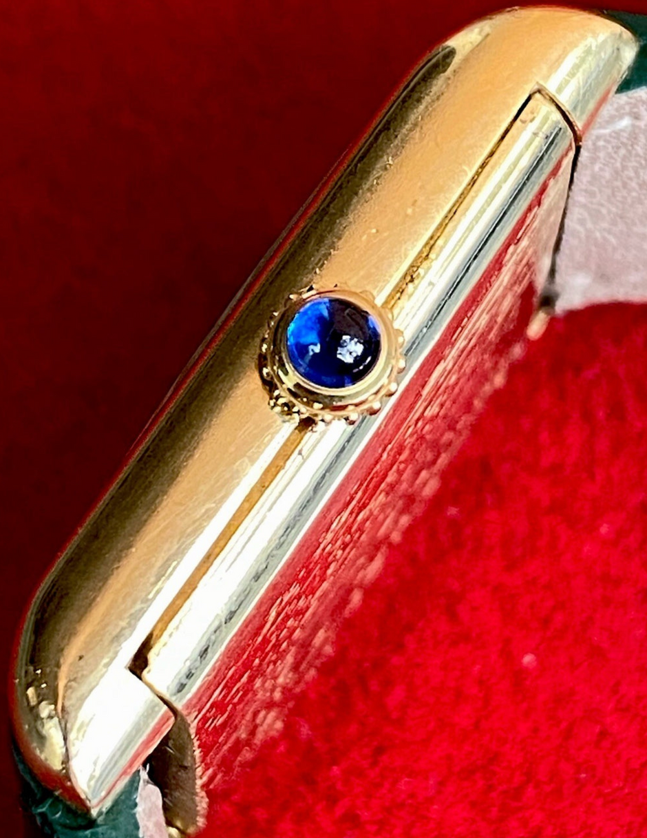 Cartier Tank Pre-Must LM Watch, 18K Gold Electroplated
