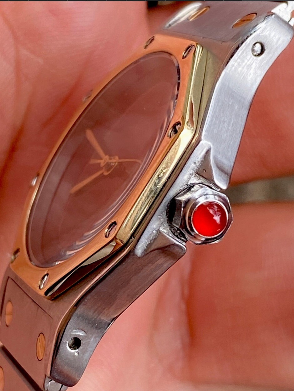 Cartier Santos Octagon Watch, 18K & Steel, Ref. 2966