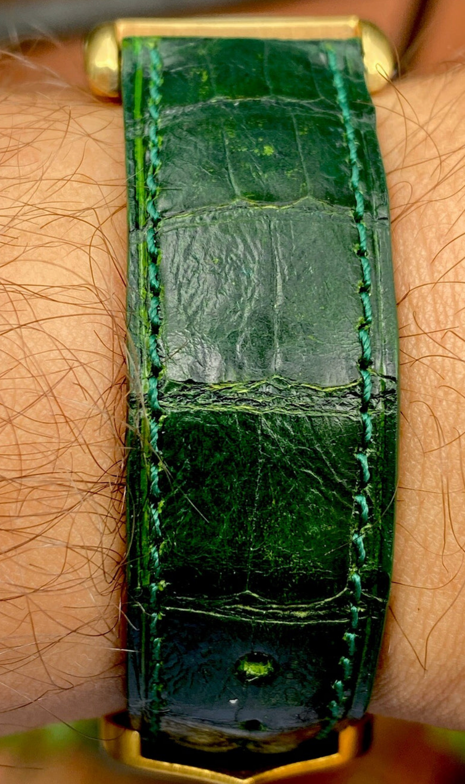 Cartier Tank Pre-Must LM Watch, 18K Gold Electroplated