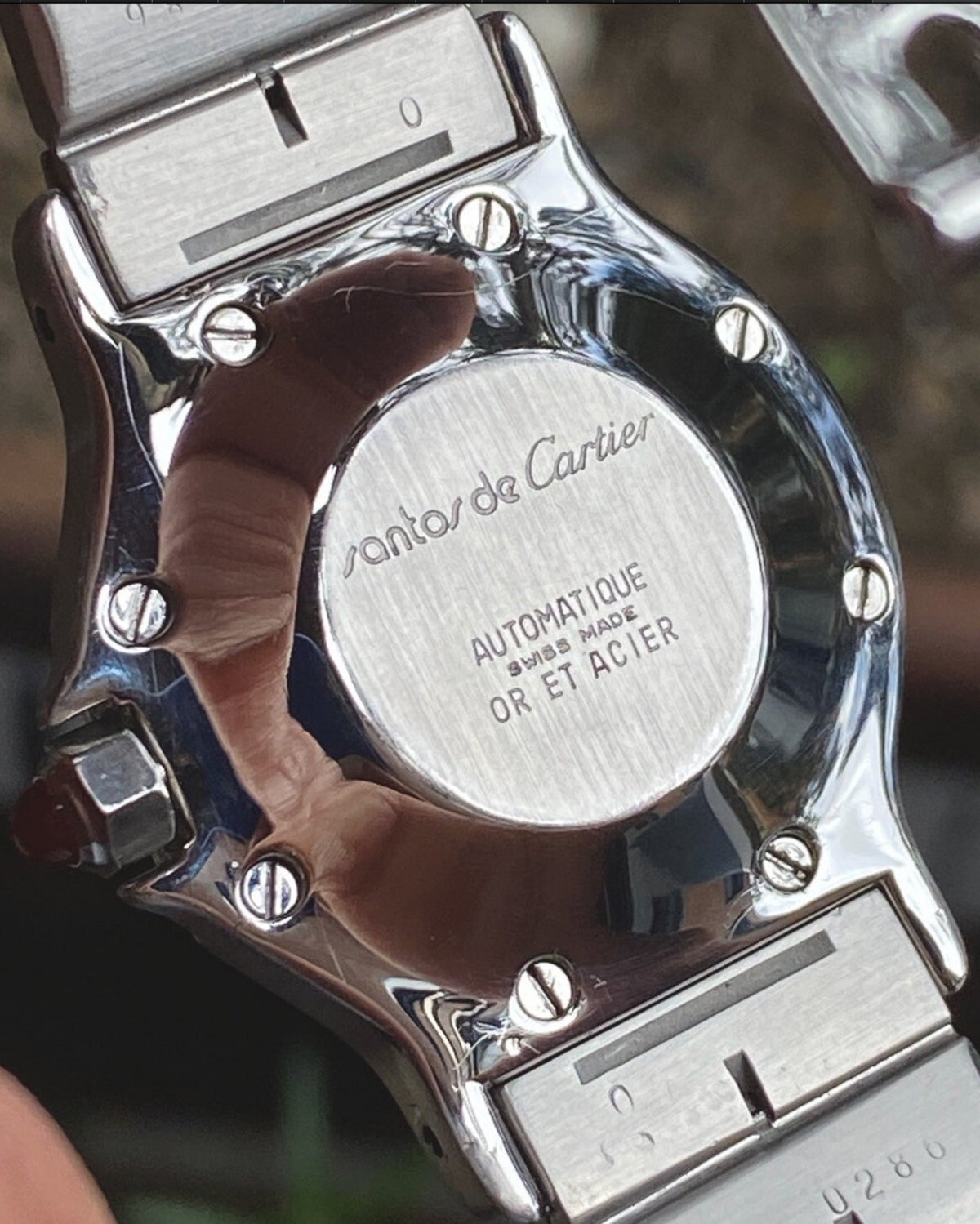 Cartier Santos Octagon Watch, 18K & Steel, Ref. 2966