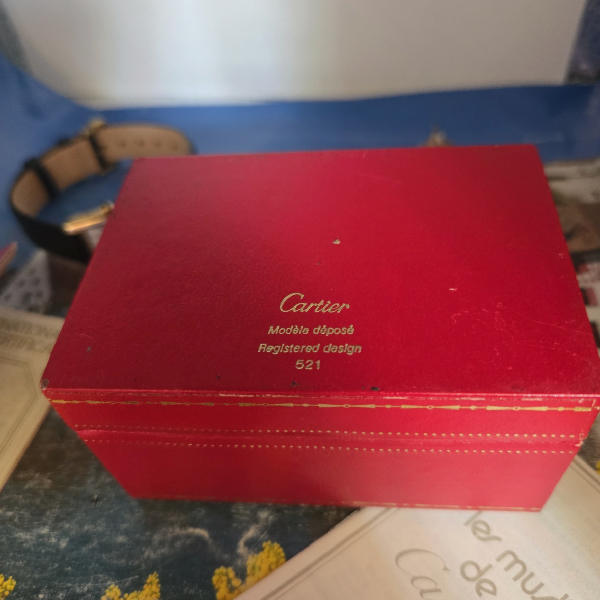 Authentic Ladies 1980s Vintage Cartier Tank Quartz Watch | Serviced, Box & Papers