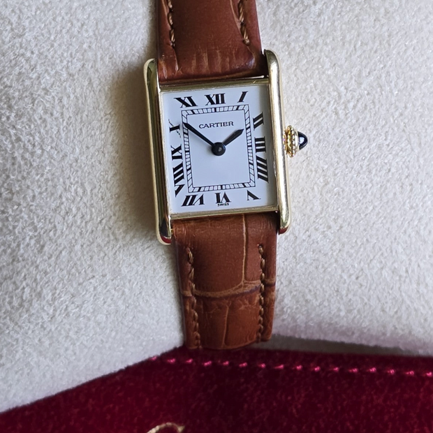 Cartier Tank Louis 6711 18K Gold Watch, 1970s