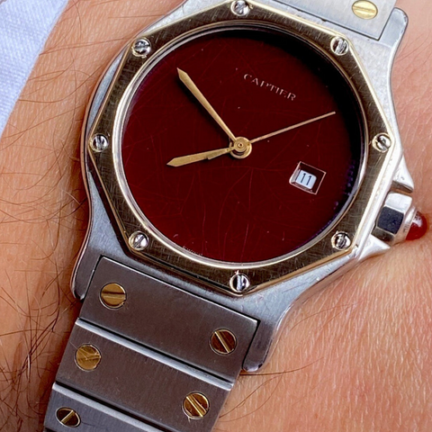 Cartier Santos Octagon Watch, 18K & Steel, Ref. 2966