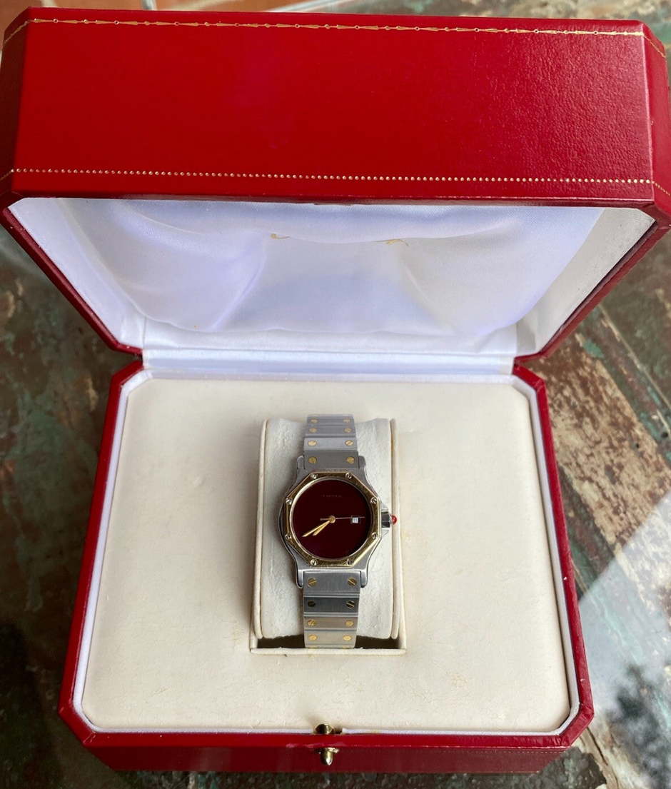 Cartier Santos Octagon Watch, 18K & Steel, Ref. 2966