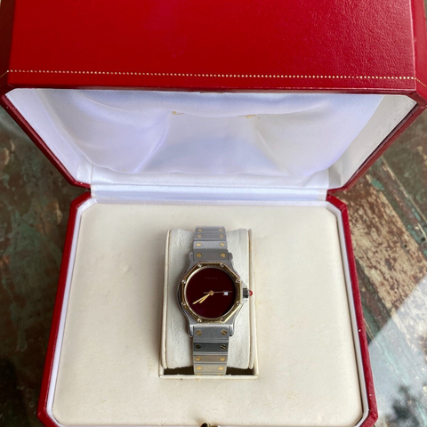 Cartier Santos Octagon Watch, 18K & Steel, Ref. 2966