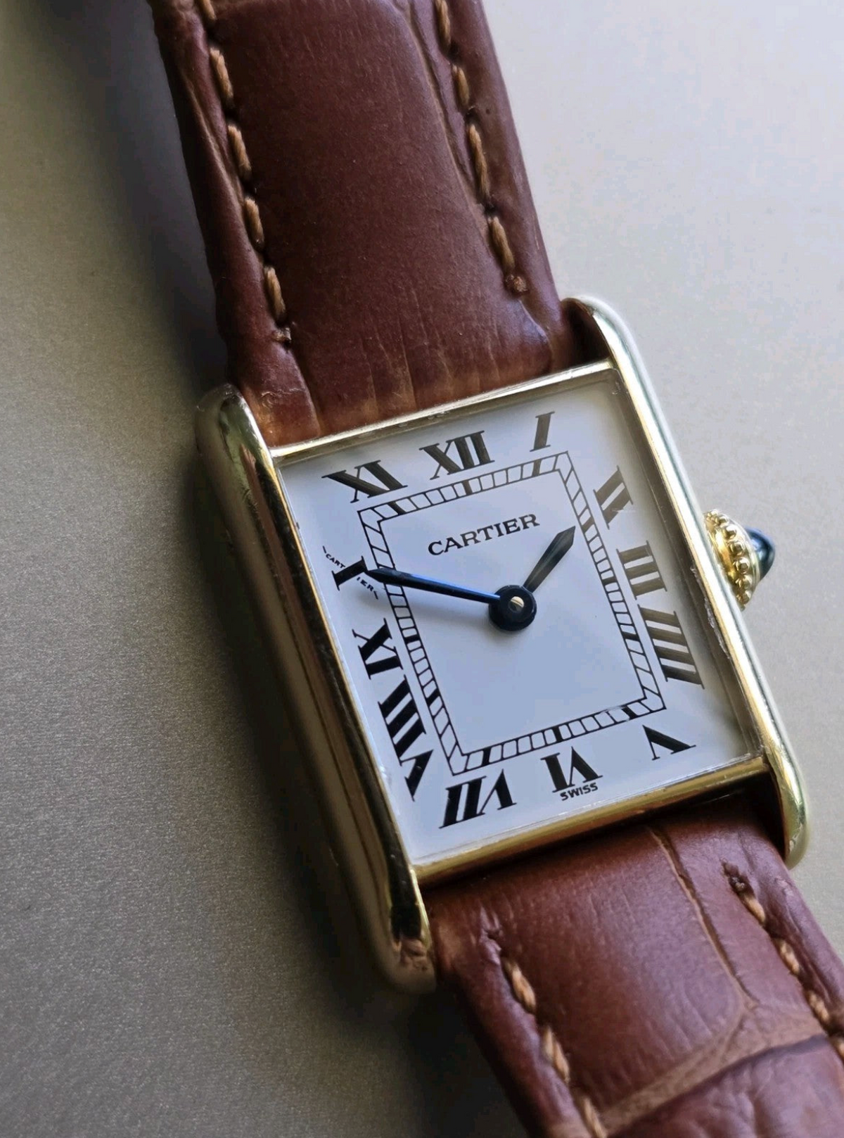 Cartier Tank Louis 6711 18K Gold Watch, 1970s