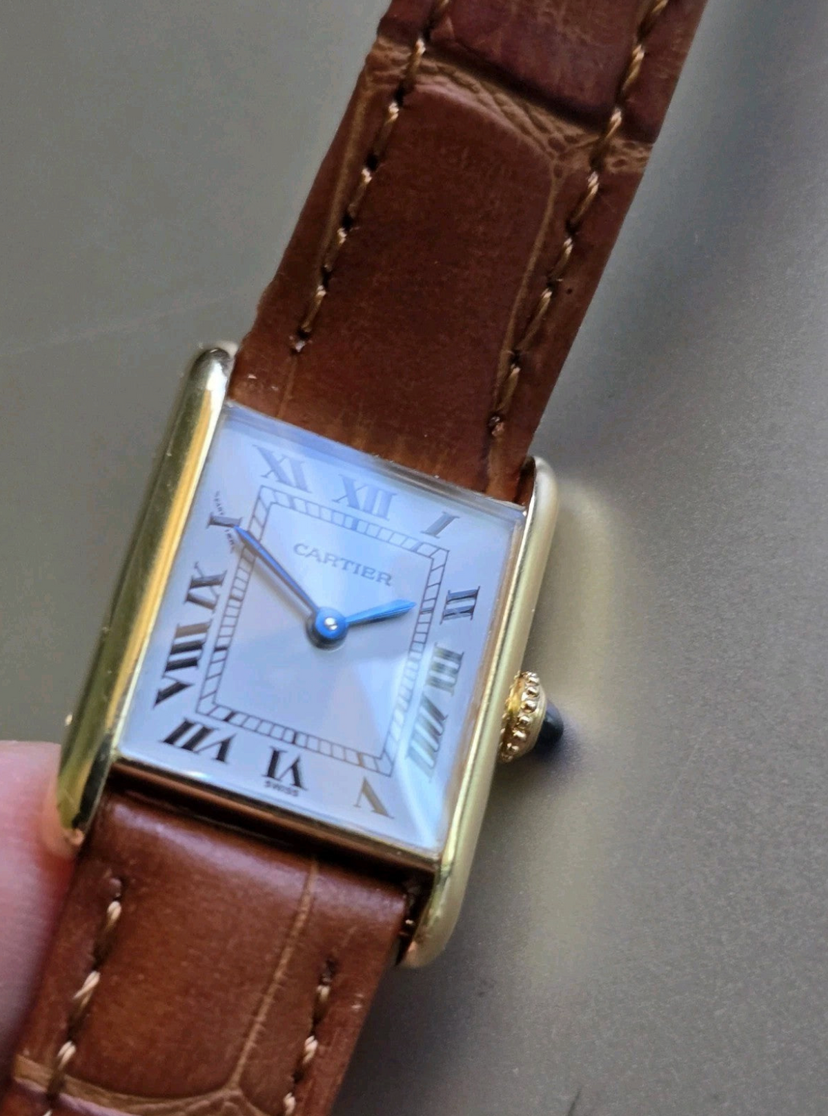 Cartier Tank Louis 6711 18K Gold Watch, 1970s