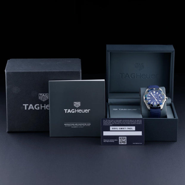 TAG Heuer Aquaracer Calibre 5 WAY201P Automatic 43mm Men's Watch Full Set