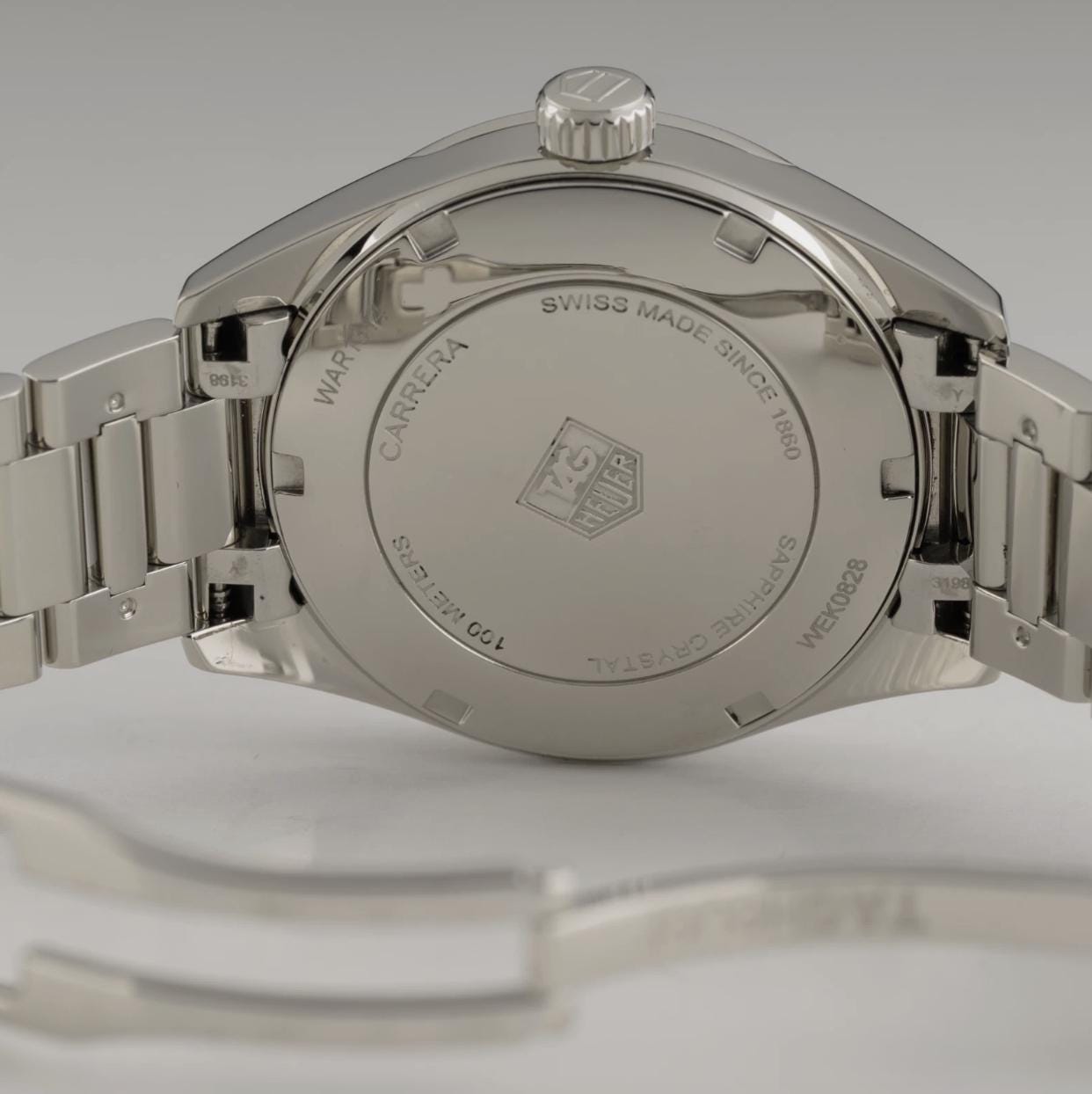 TAG Heuer Carrera WAR1314 Diamond Mother of Pearl 32mm Quartz Ladies Watch