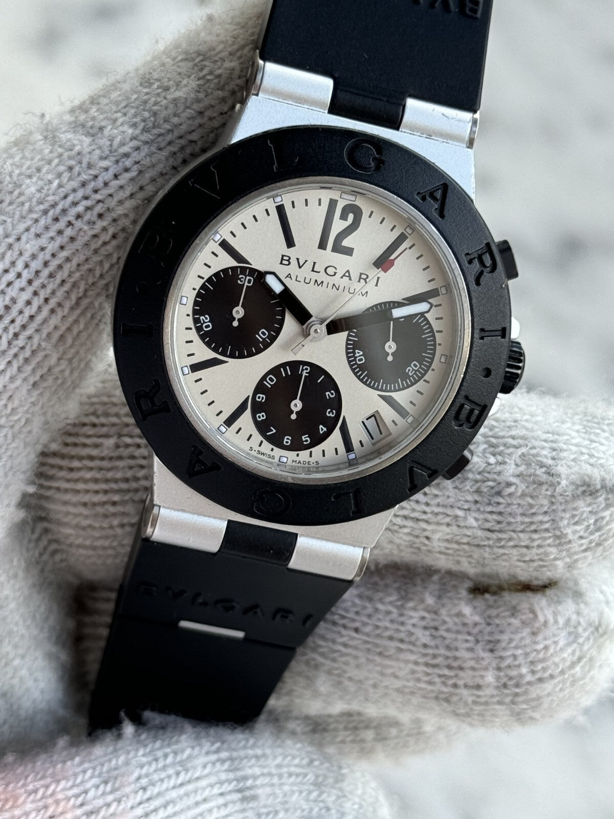Bvlgari Diagono Aluminium Chronograph Watch