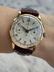 Vintage Zenith Chronograph 18K Gold Watch