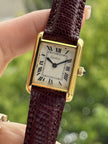 Vintage Cartier Tank Vermeil Ladies Watch