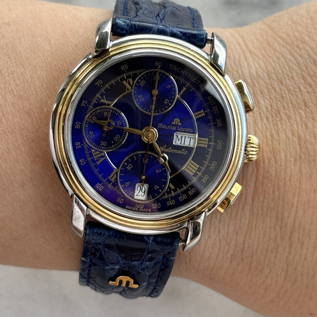 Maurice Lacroix Masterpiece Chronograph, Blue