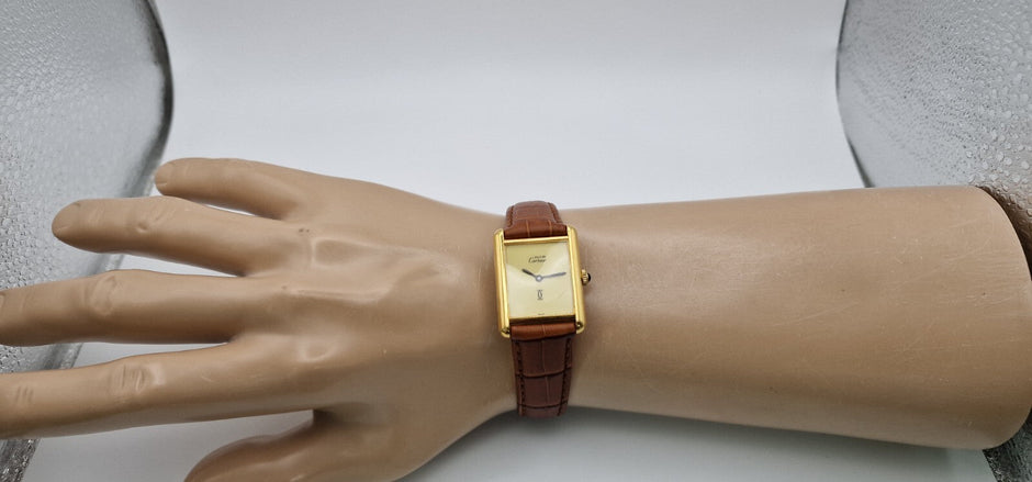 Must de Cartier Tank Watch, Vintage Mechanical
