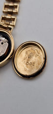 Rotary 9ct Gold Diamond Bezel Ladies Watch