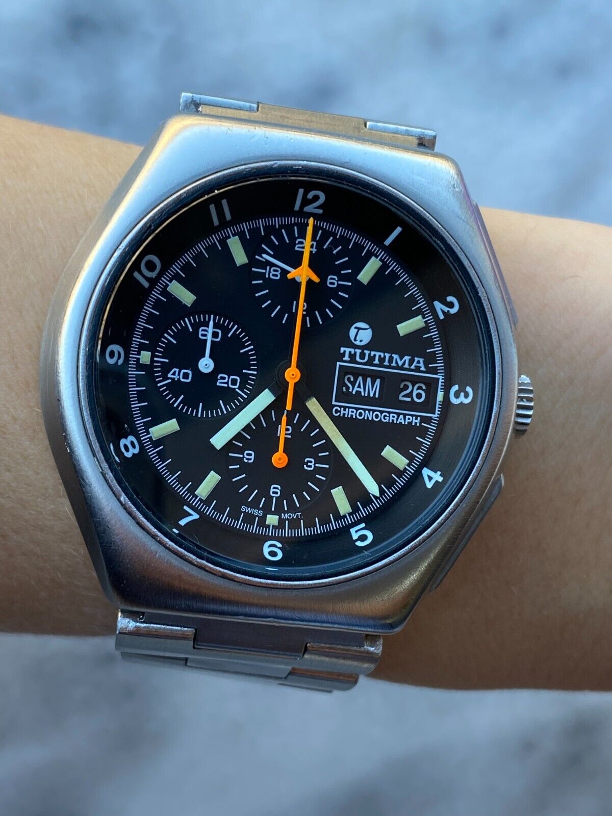 Tutima Military Chronograph Lemania 5100