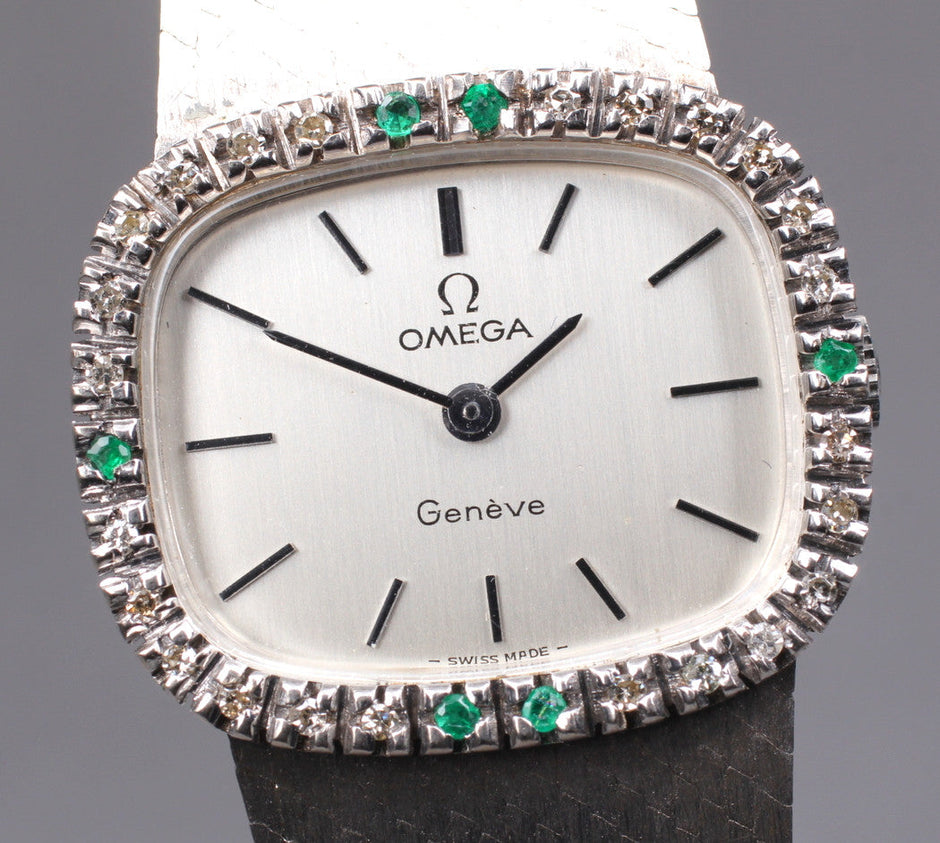 Omega Geneve Diamond Bezel Ladies Watch, 1973