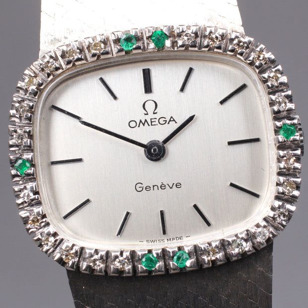 Omega Geneve Diamond Bezel Ladies Watch, 1973