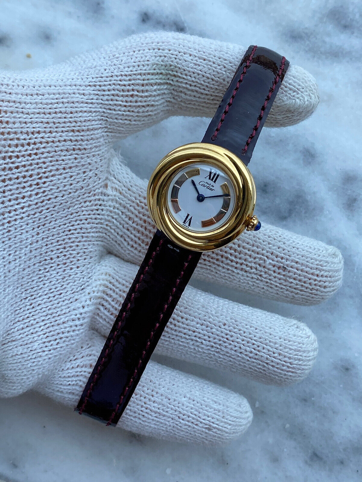Cartier Must de Vermeil Trinity Watch, Vintage