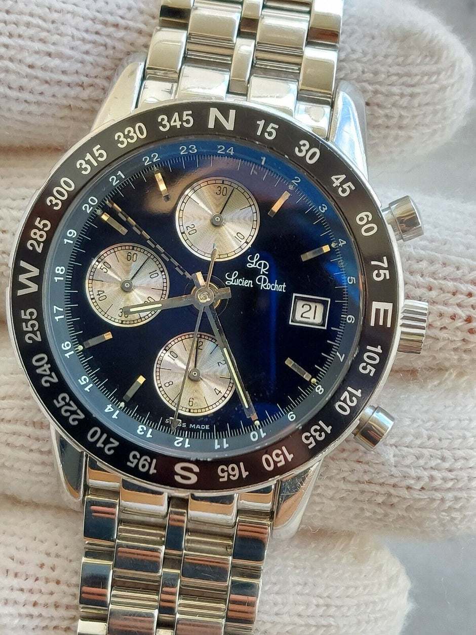 Lucien Rochat Chronograph GMT Diver Watch