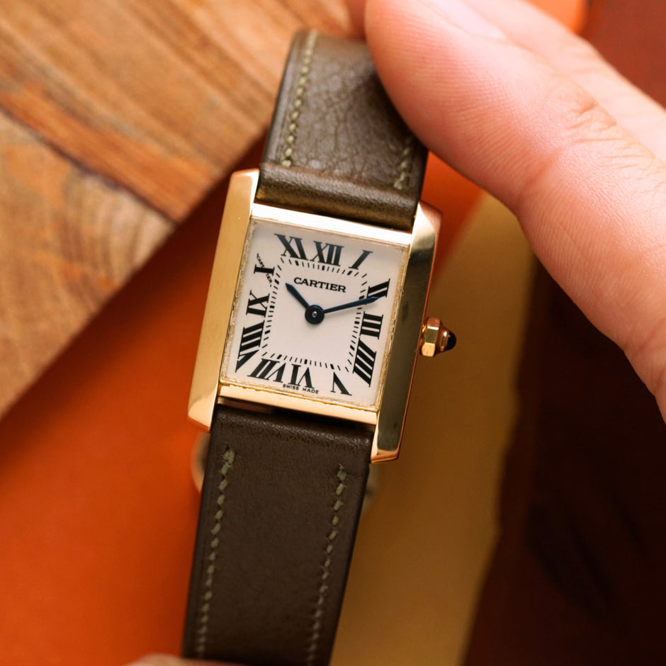 Cartier Tank Francaise Small 18k Yellow Gold W5000256 Quartz