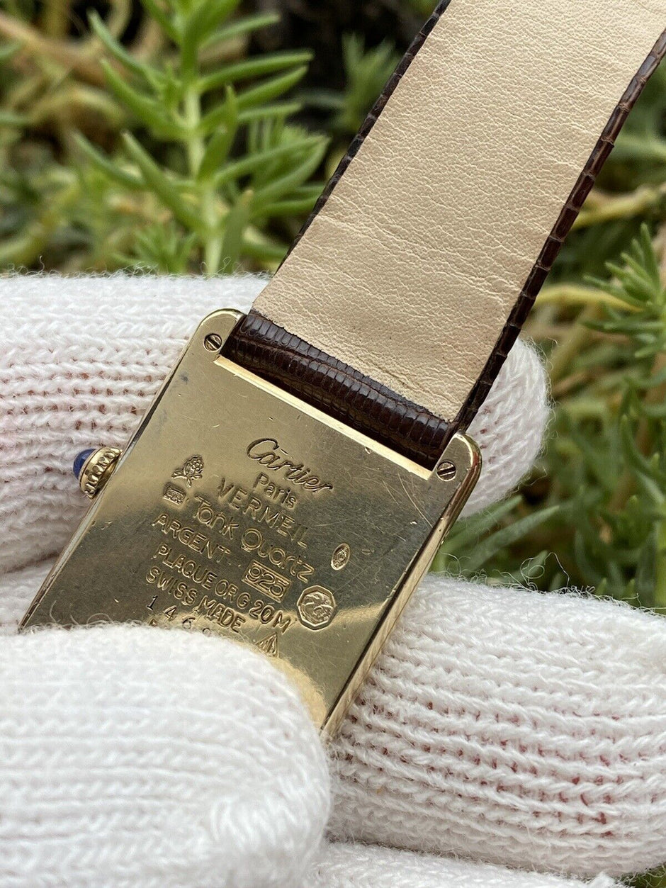 Cartier Tank Vermeil Tri-Colour Watch