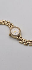 Rotary 9ct Gold Diamond Bezel Ladies Watch