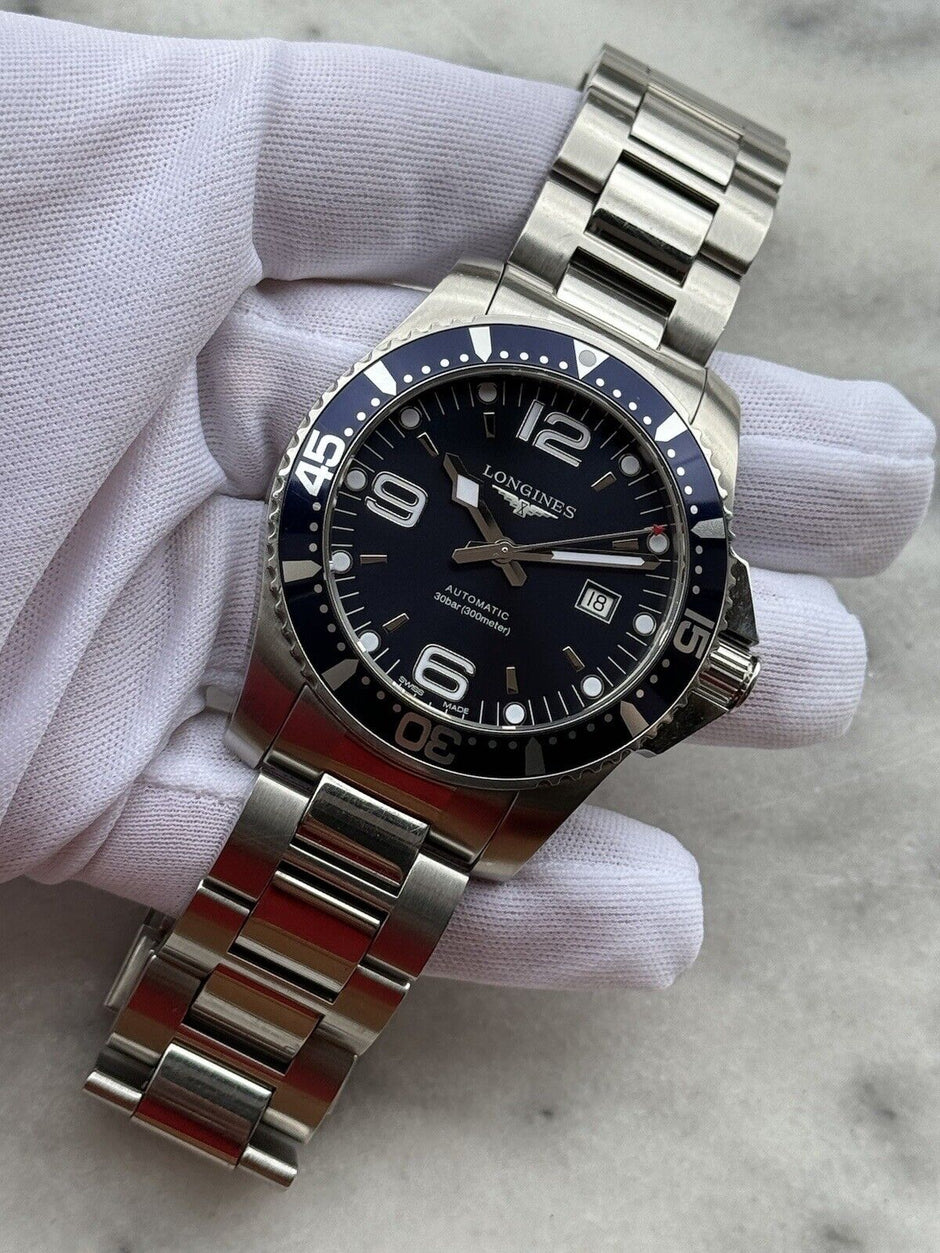Longines HydroConquest Blue Dial Watch, 44mm