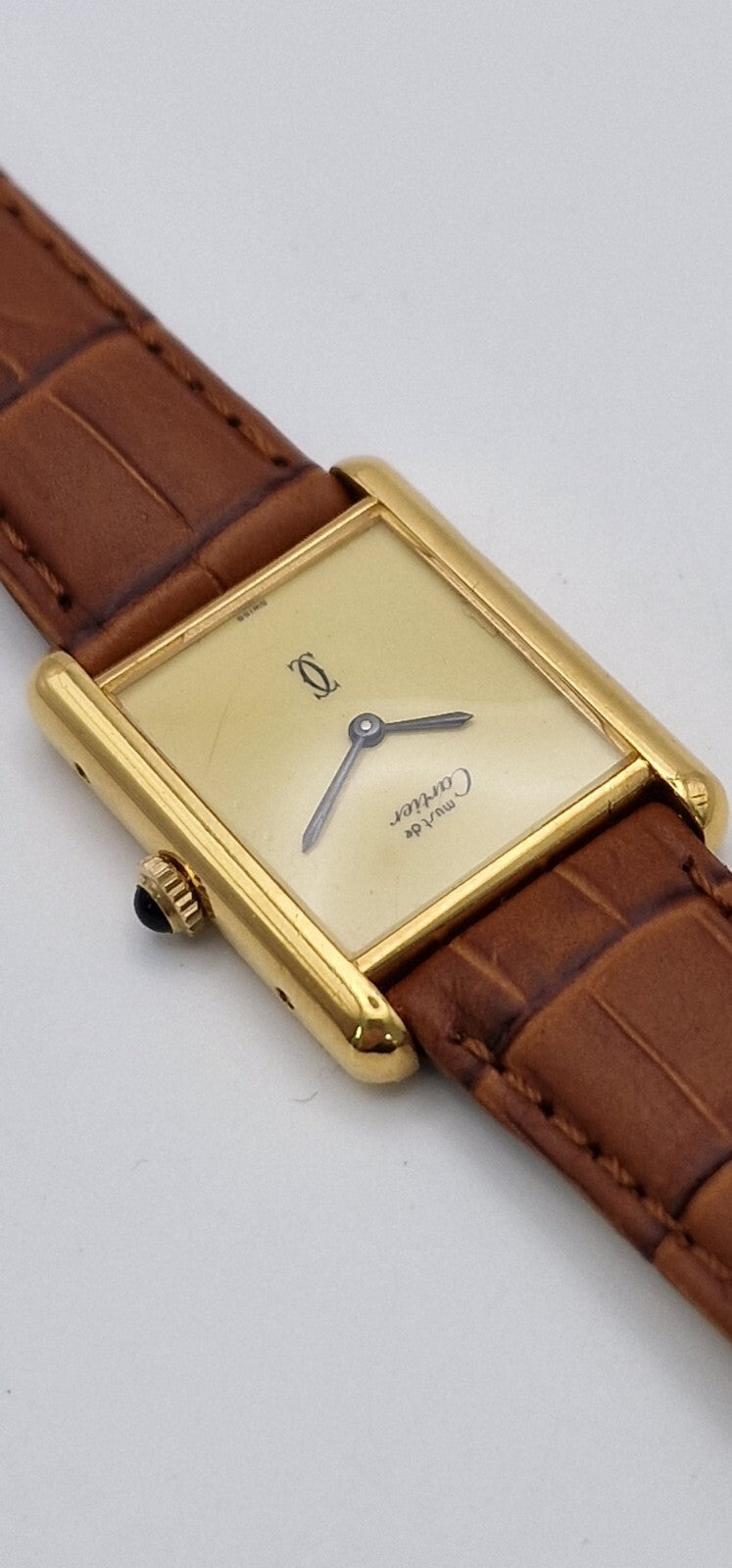 Must de Cartier Tank Watch, Vintage Mechanical
