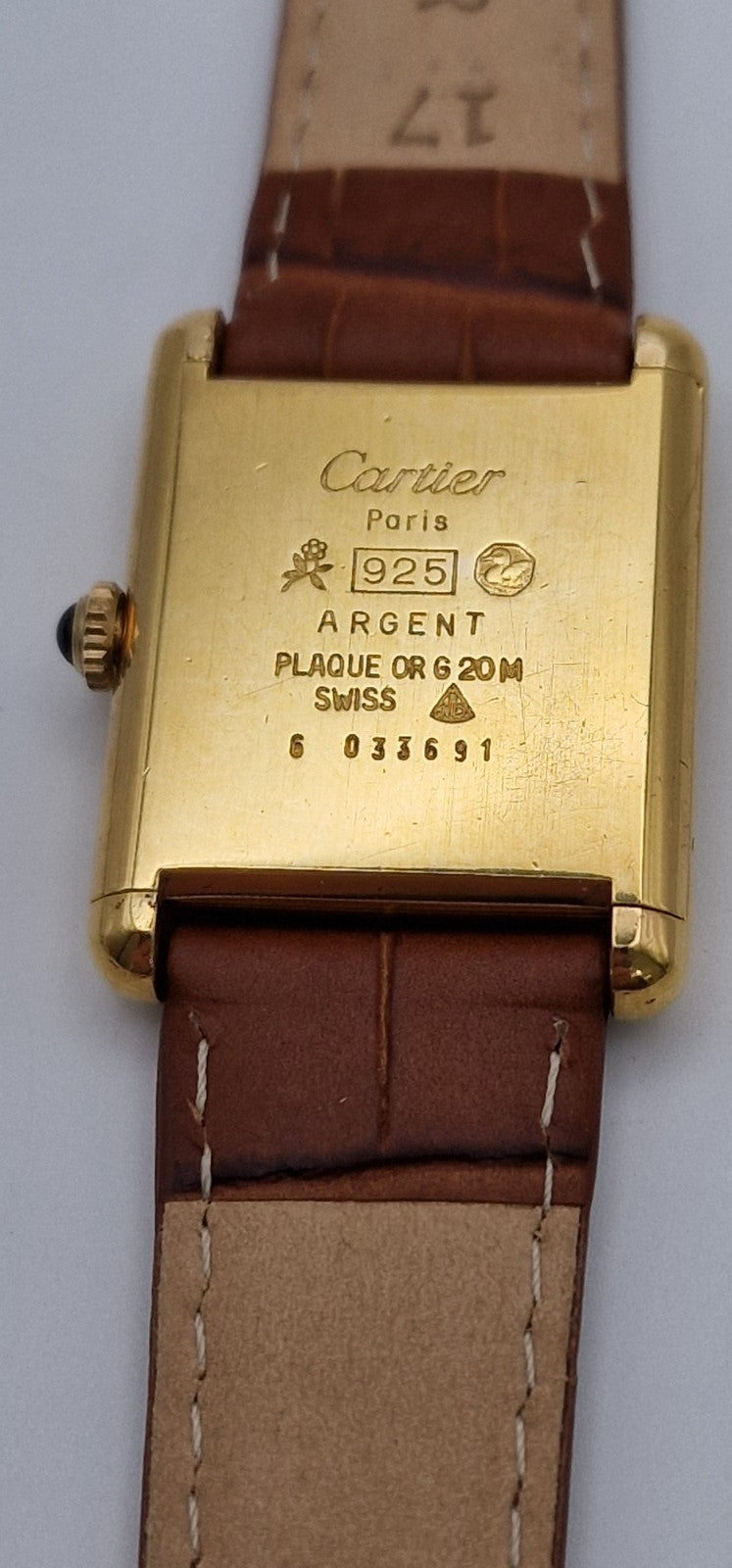 Must de Cartier Tank Watch, Vintage Mechanical