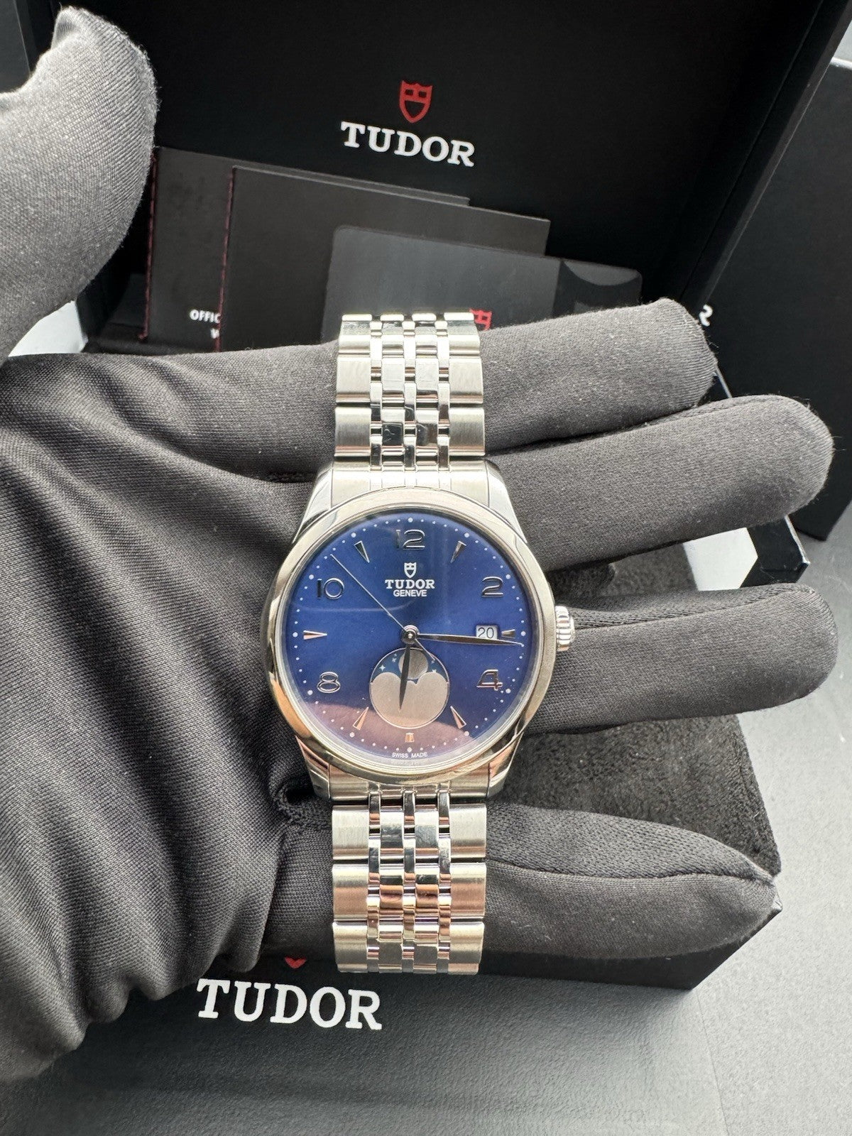 2026 Tudor 1926 Luna 39mm Mens Watch Steel Moon Phase  Blue Dial M91560-0002