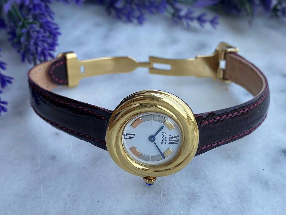 Cartier Must de Vermeil Trinity Watch, Vintage