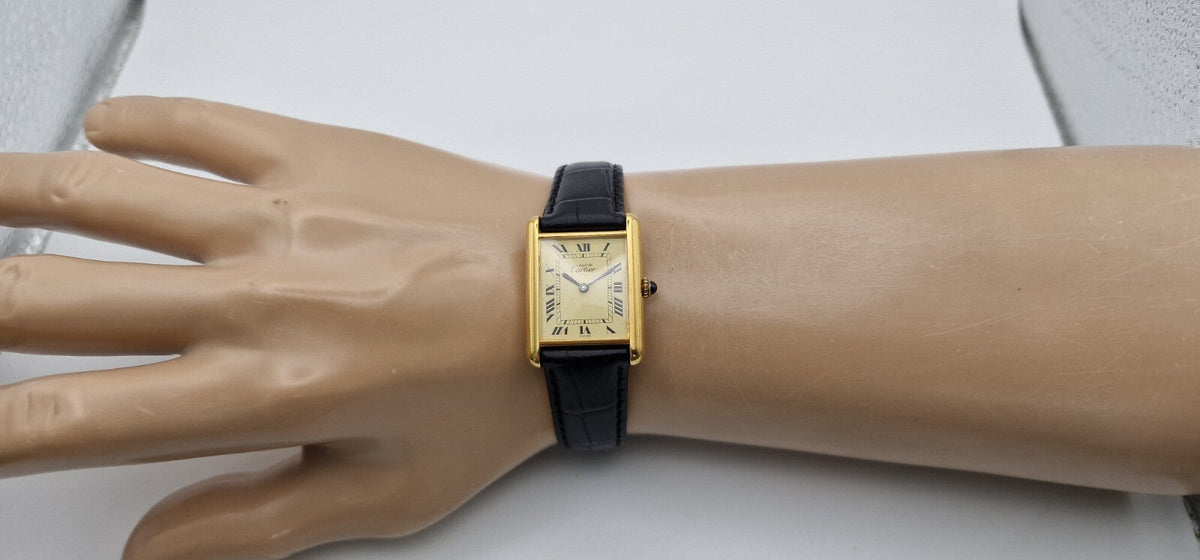 Must de Cartier Tank Watch, Mid Size Mechanical