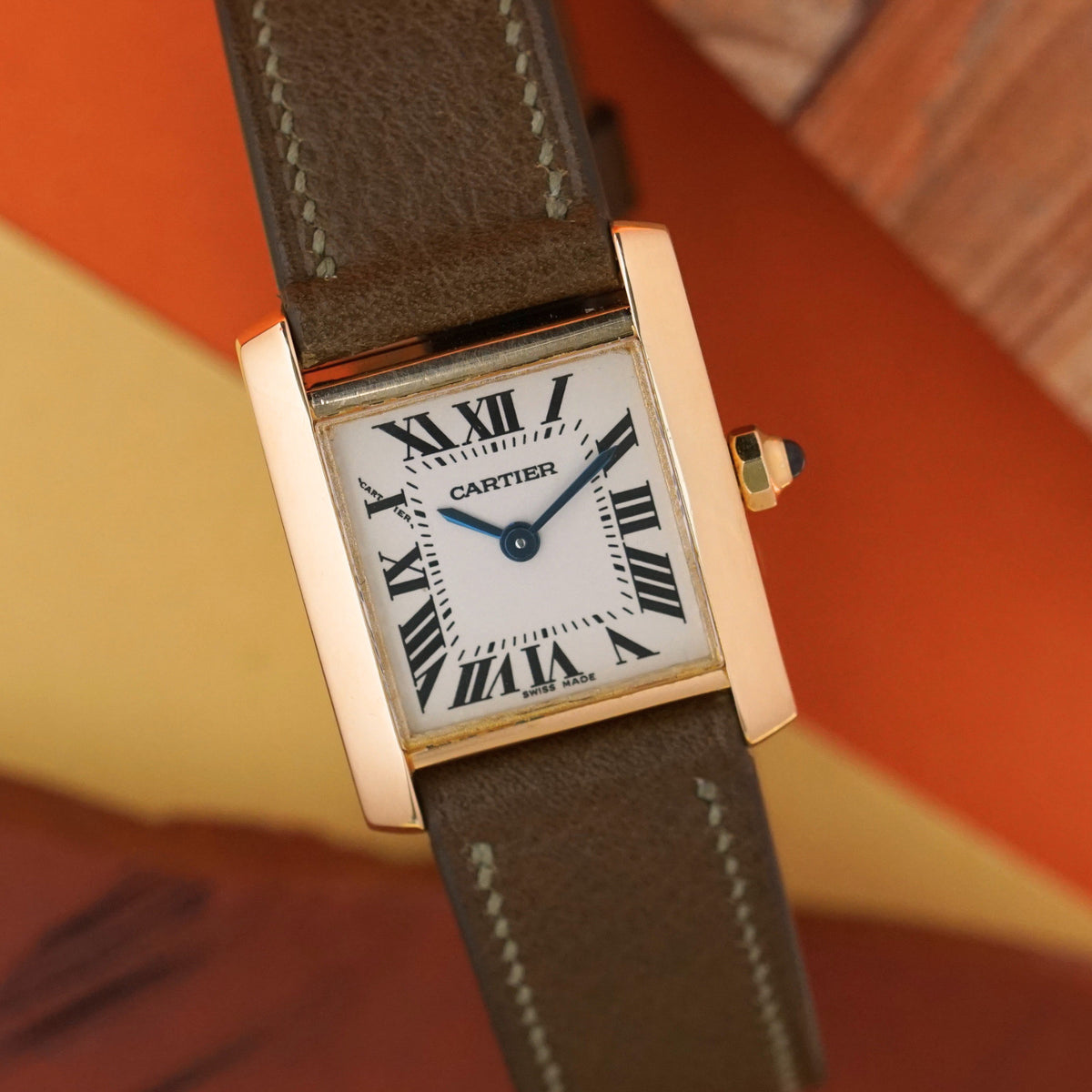 Cartier Tank Francaise Small 18k Yellow Gold W5000256 Quartz